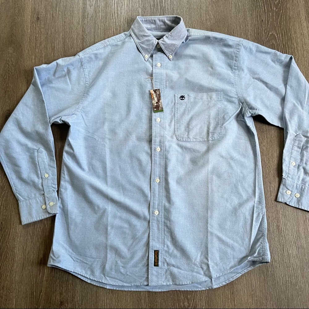 NWT Timberland Cotton Long sleeve button down shirt